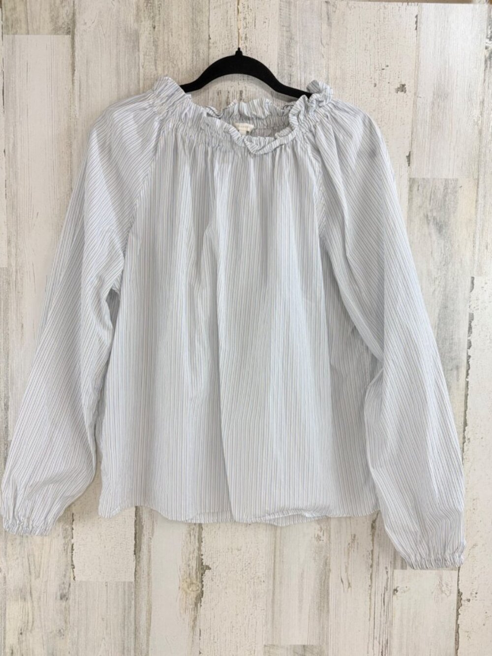 Ann Mashburn Sz L Kamille Top Stripe
